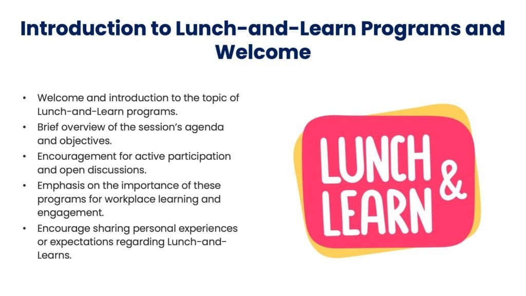Creating Engaging Lunch-and-Learn Programs
